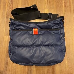 Pretty Rugged Navy Puffer Bag Crosbody New Without Tags